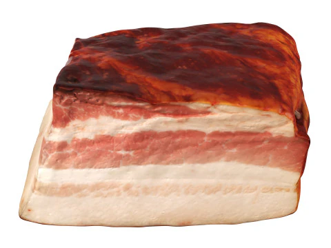 Smoked pork belly 3D Model