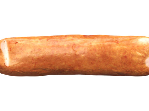 Lingui&ccedil;a de porco defumada Modelo 3D