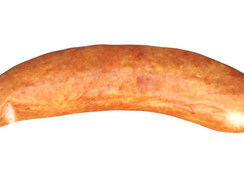 Lingui&ccedil;a de porco defumada Modelo 3D