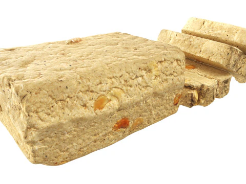 Sunflower seed Khalva 3D Model