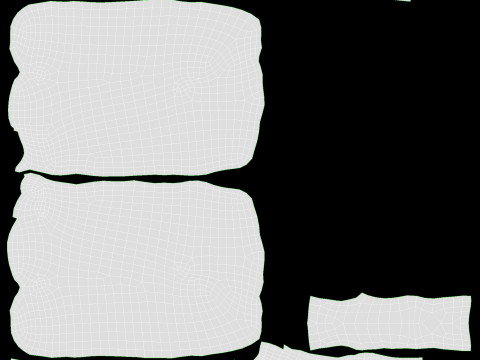 Sunflower seed Khalva 3D 模型