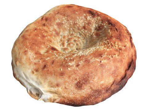 Traditional bread Non Model 3D