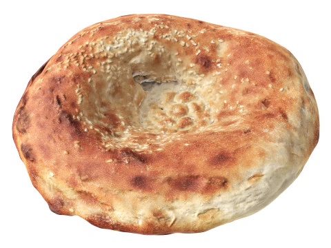 पारंपरिक रोटी गैर 3D मॉडल