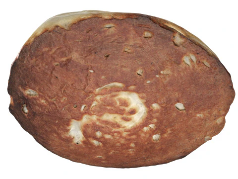 पारंपरिक रोटी गैर 3D मॉडल