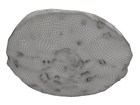 पारंपरिक रोटी गैर 3D मॉडल