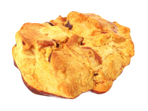 Triple choko cookie 01 Modelo 3D