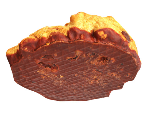 Triple choko cookie 01 Modelo 3D