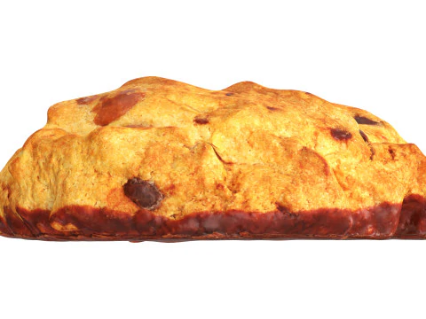 Triple choko cookie 01 3D Model