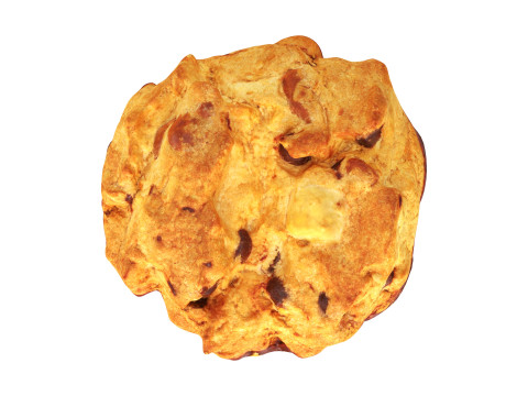 Triple choko cookie 01 Modelo 3D