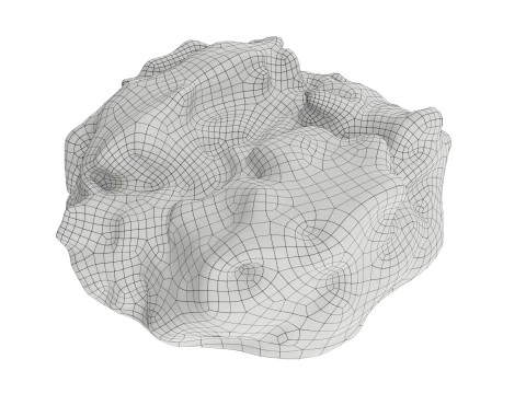 Triple choko cookie 01 3D Model