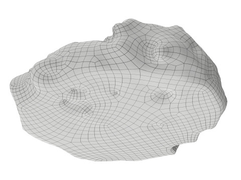 Triple choko cookie 01 Modelo 3D