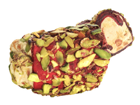 Turkish Delight with Pistachio and slices 3D Model