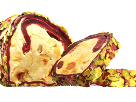 Turkish Delight with Pistachio and slices 3D Model