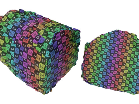 Turkish Delight with Pistachio and slices 3D Model
