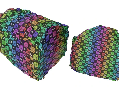 Turkish Delight with Pistachio and slices 3D Model
