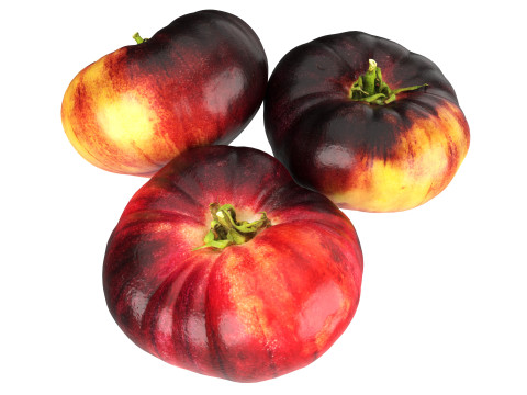 Black Krim tomato Modelo 3D