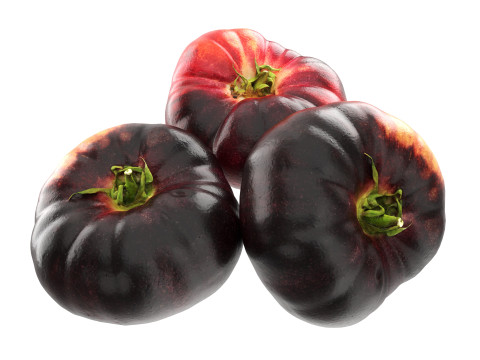 Black Krim tomato 3D-Modell