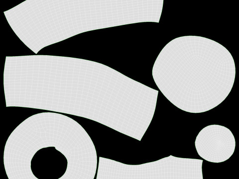 Brown cap mushrooms Modelo 3D