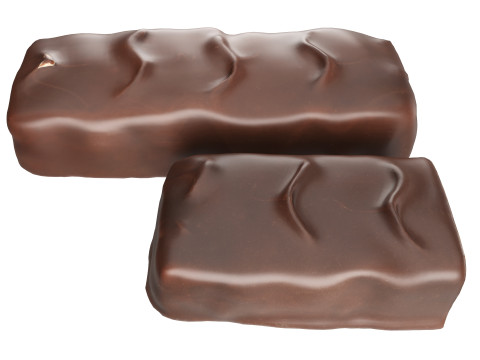 Chocolate bar with cut 01 3D मॉडल