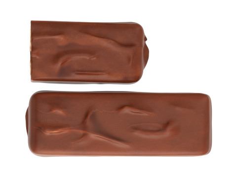 Chocolate bar with cut 02 3D Модель
