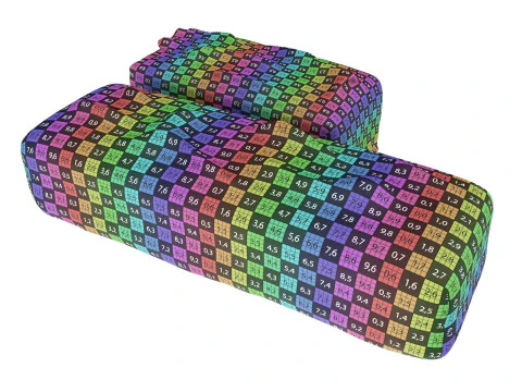 Chocolate bar with cut 02 3D Model
