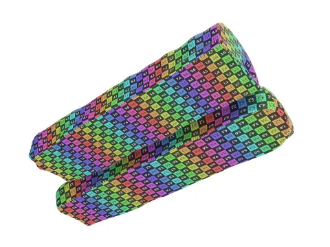 Chocolate bar with cut 03 3D Model