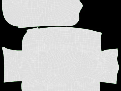 Chocolate bar with cut 04 3D Model