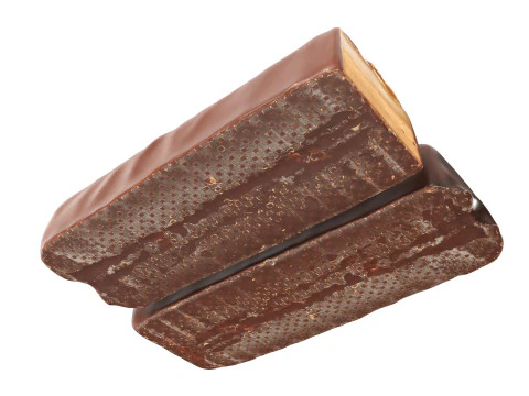 Chocolate bar with cut 05 3D Model