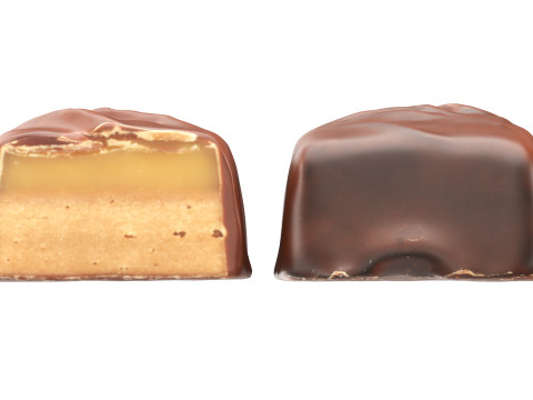 Chocolate bar with cut 05 3D-Modell