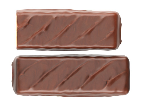 Chocolate bar with cut 05 3D-Modell