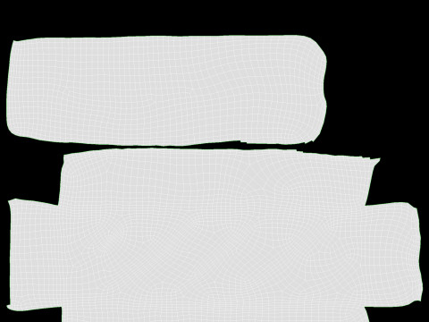 Chocolate bar with cut 05 3D-Modell