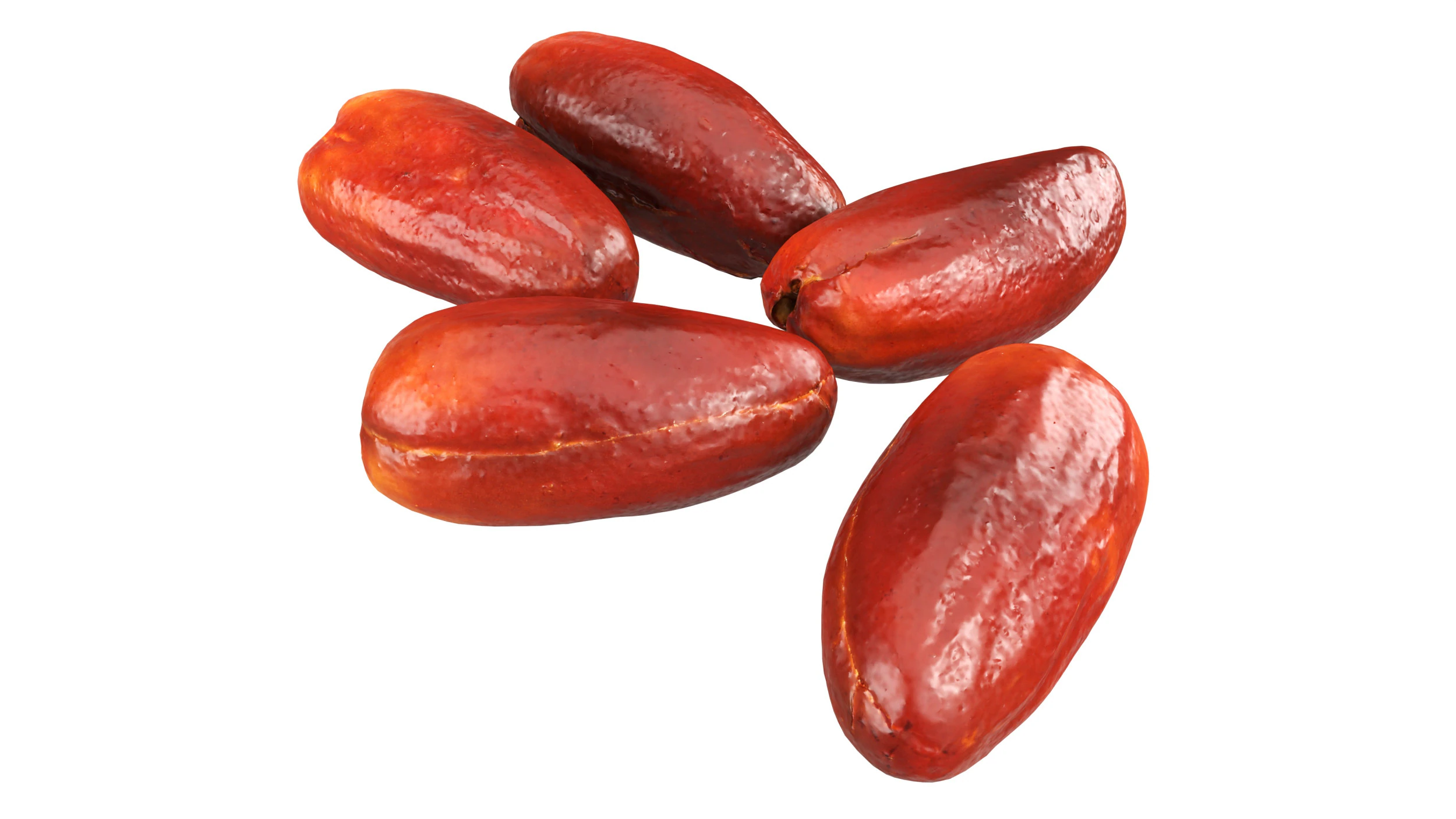 Date fruits 3D Model .c4d .max .obj .3ds .fbx .stl .blend 