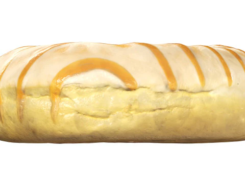 Donut with caramel filling 3D Model