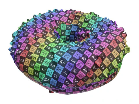 Donut with cracked chocolate candy chips 3D Model