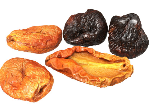 Dryed fruits Modello 3D
