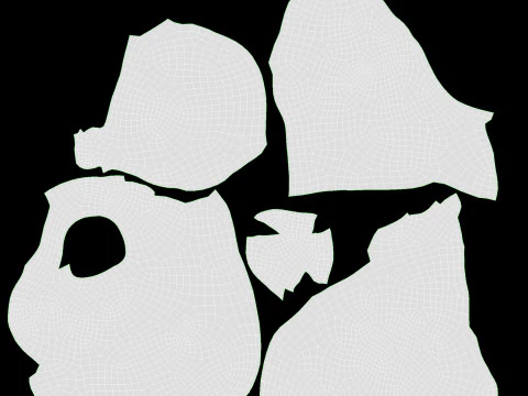 Dryed fruits 3D Model