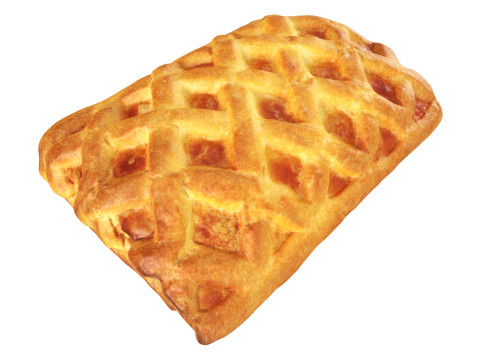 Fruit pie small pastry Model 3D