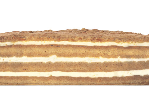 Honey cake piece 3D Модель
