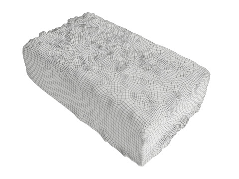 Honey cake piece 3D Модель
