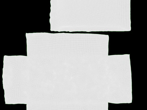 Pezzo di torta al miele Modello 3D