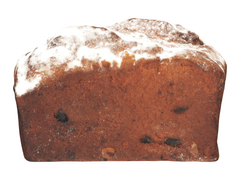 Loaf cake with raisins 02 Modello 3D