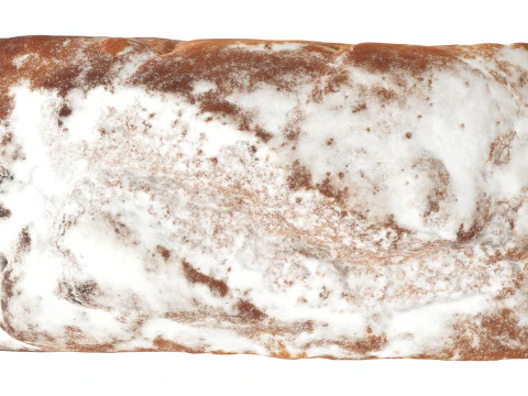 Torta di pane con uvetta 02 Modello 3D