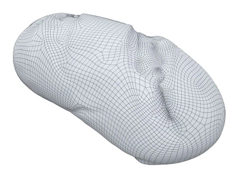 Loaf of white bread 3D Model