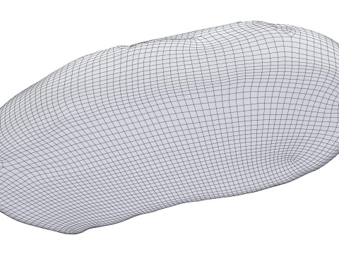 Loaf of white bread Modelo 3D