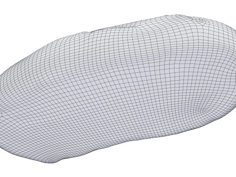 Loaf of white bread 3D Model