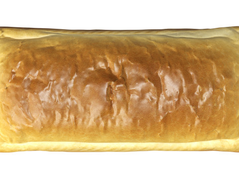 Loaf of white bread rectangle 3D मॉडल