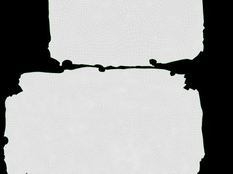 Mini pizza bread 3D Model