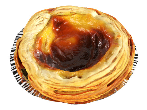 Pastel de Nata tart 3D Model