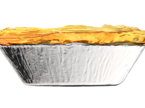 Pastel de Nata tart Model 3D