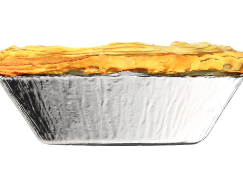 Torta Pastel de Nata Modelo 3D